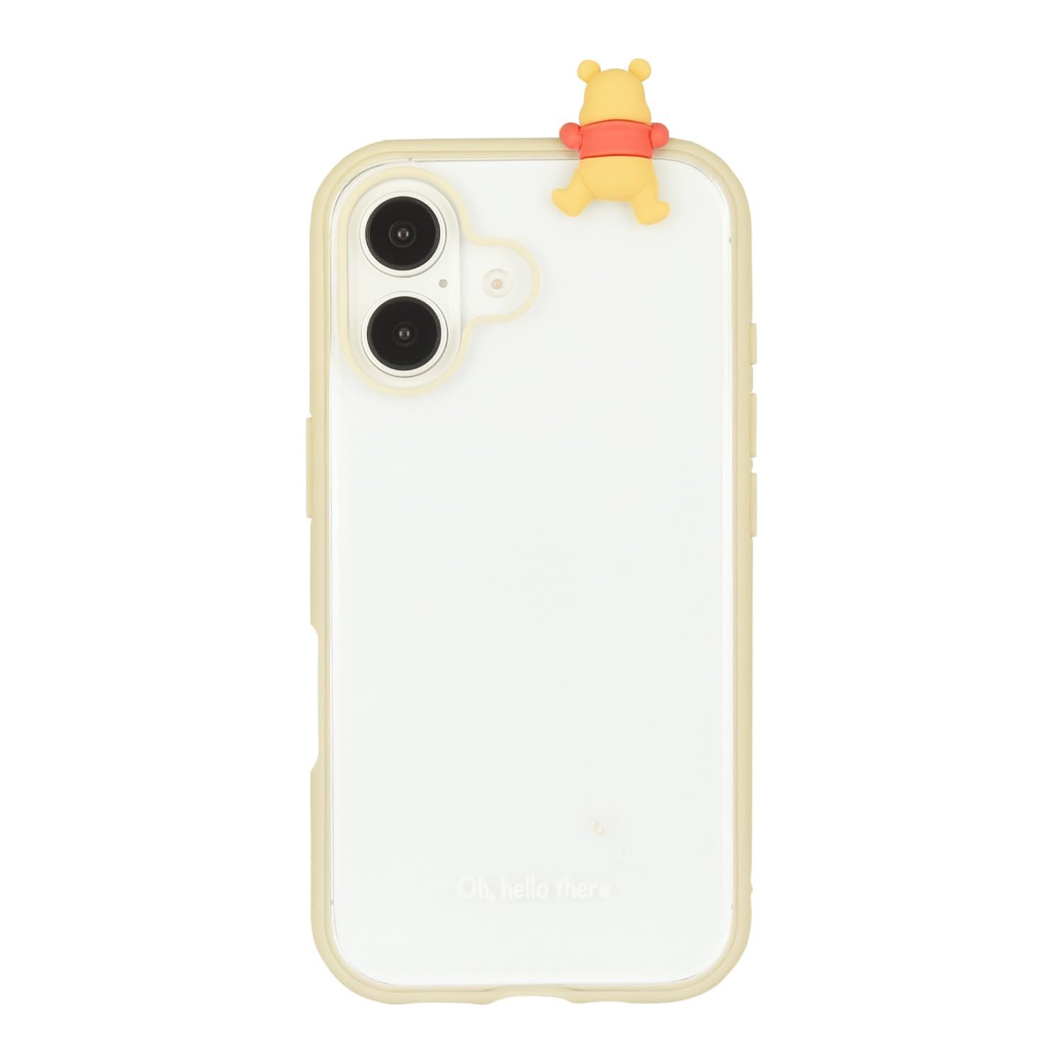 【迅速発送】グルマンディーズ ディズニーキャラクター、ピクサーキャラクター ／ フレーム IIIIfit Clear iPhone16 対応 ケース くまのプーさん DNG-203PO