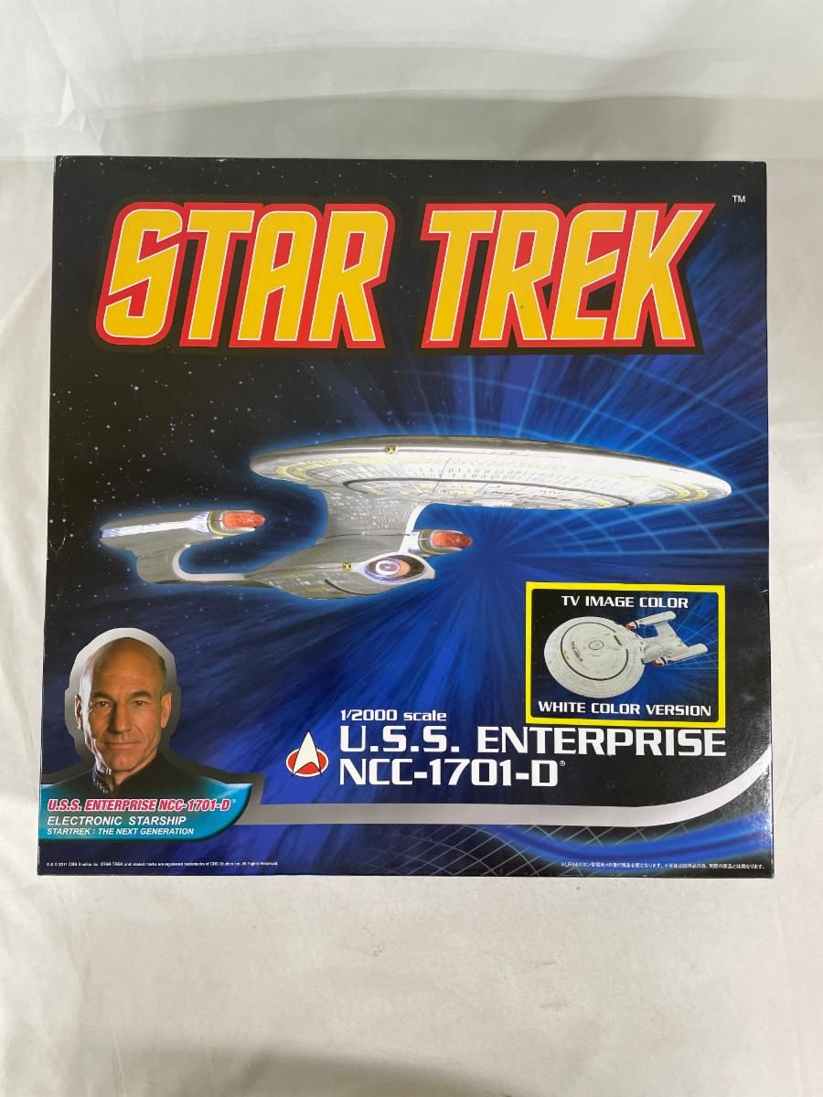 プラモデル　[破損品/付属品欠品] 1/2000 No.02 U.S.SエンタープライズD NCC-1701D ホワイトカラーVer.(TVイメージカラー) 「スター・トレックシリーズ」 [0087152] 未開封】1/2000 No.02 U.S.SエンタープライズD NCC-1701D