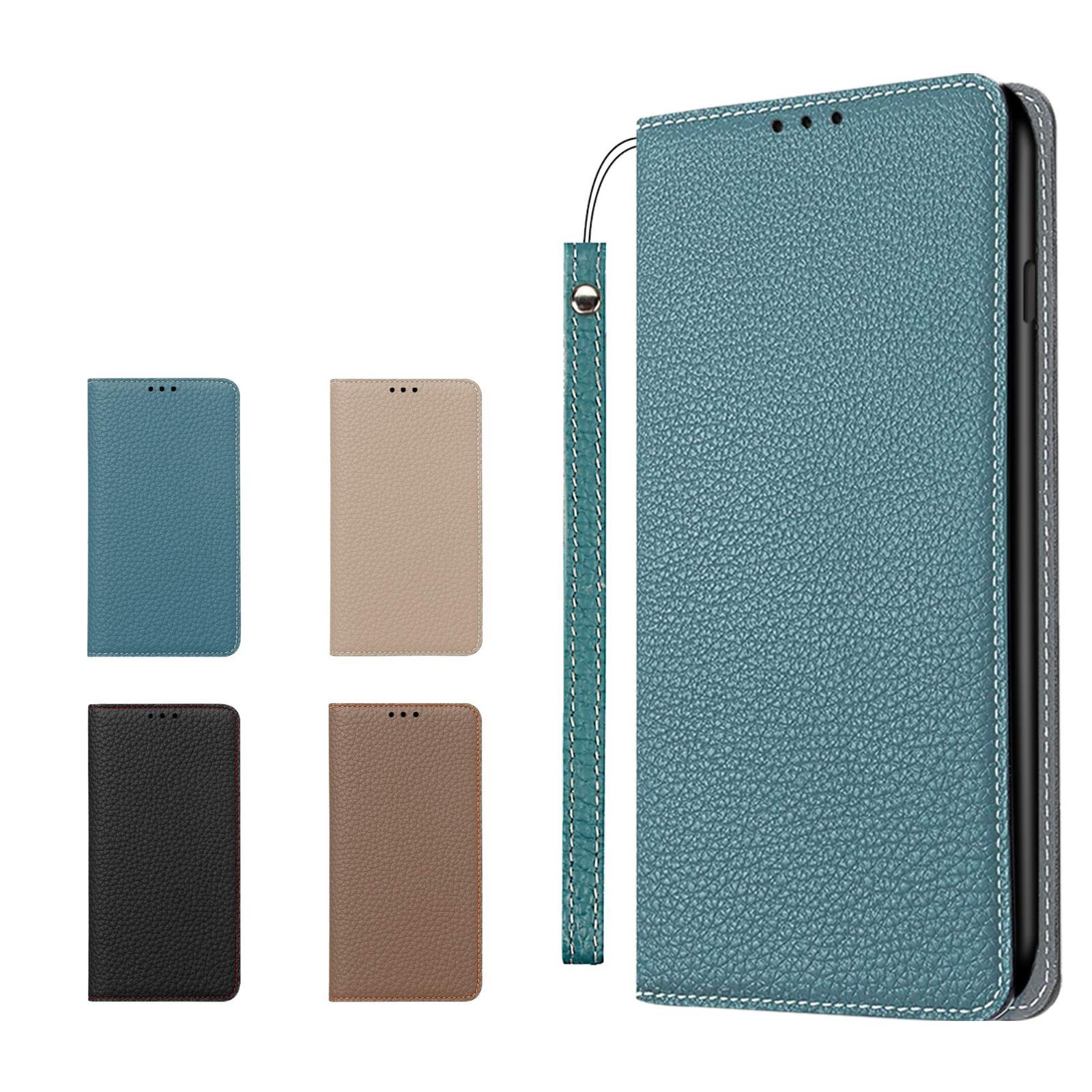 【人気商品】Clicsun iPhone12/12PRO ケース 高級牛本革ケース 手帳型 アイフォン12/12PRO カバー 本革 レザー カバー スタンド機能 ストラップ付き マグネット式 カードポケット ギフトボックス付き