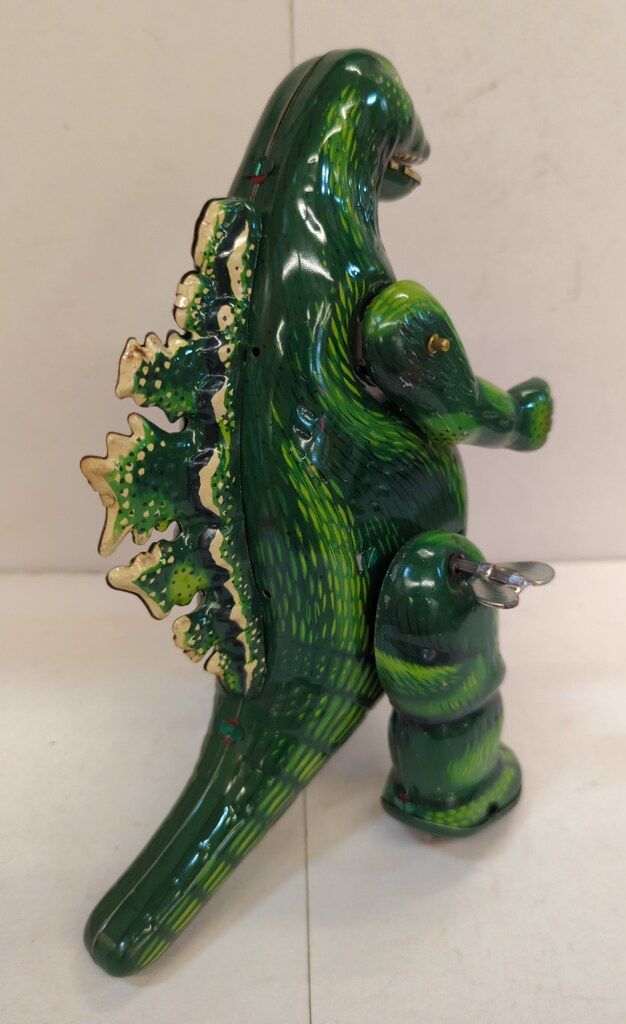 【新品】ビリケン商会 ゼンマイ歩行ブリキ ゴジラ グリーン ビリケン商会 ゼンマイ歩行ブリキ ゴジラ (グリーン) 180mm