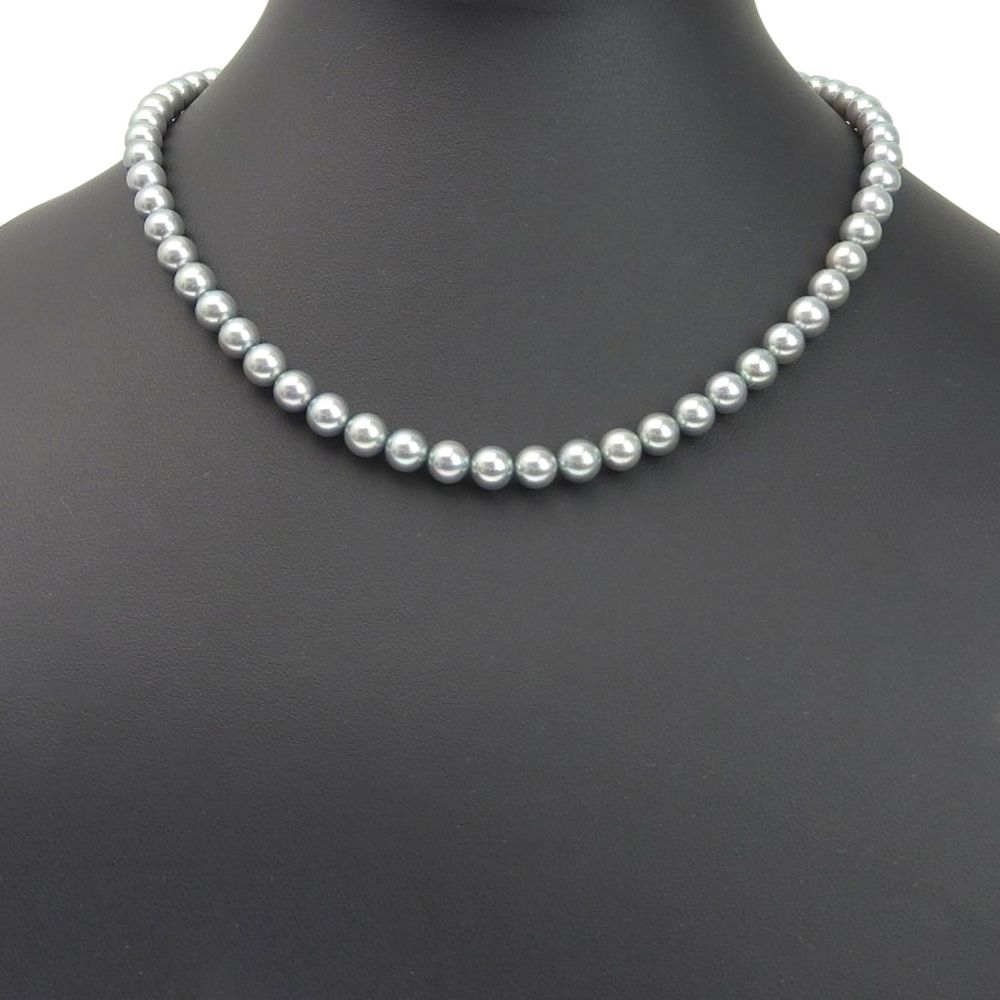 TASAKI】タサキ 6.5mm シルバー×アコヤ真珠 レディース 30.1g