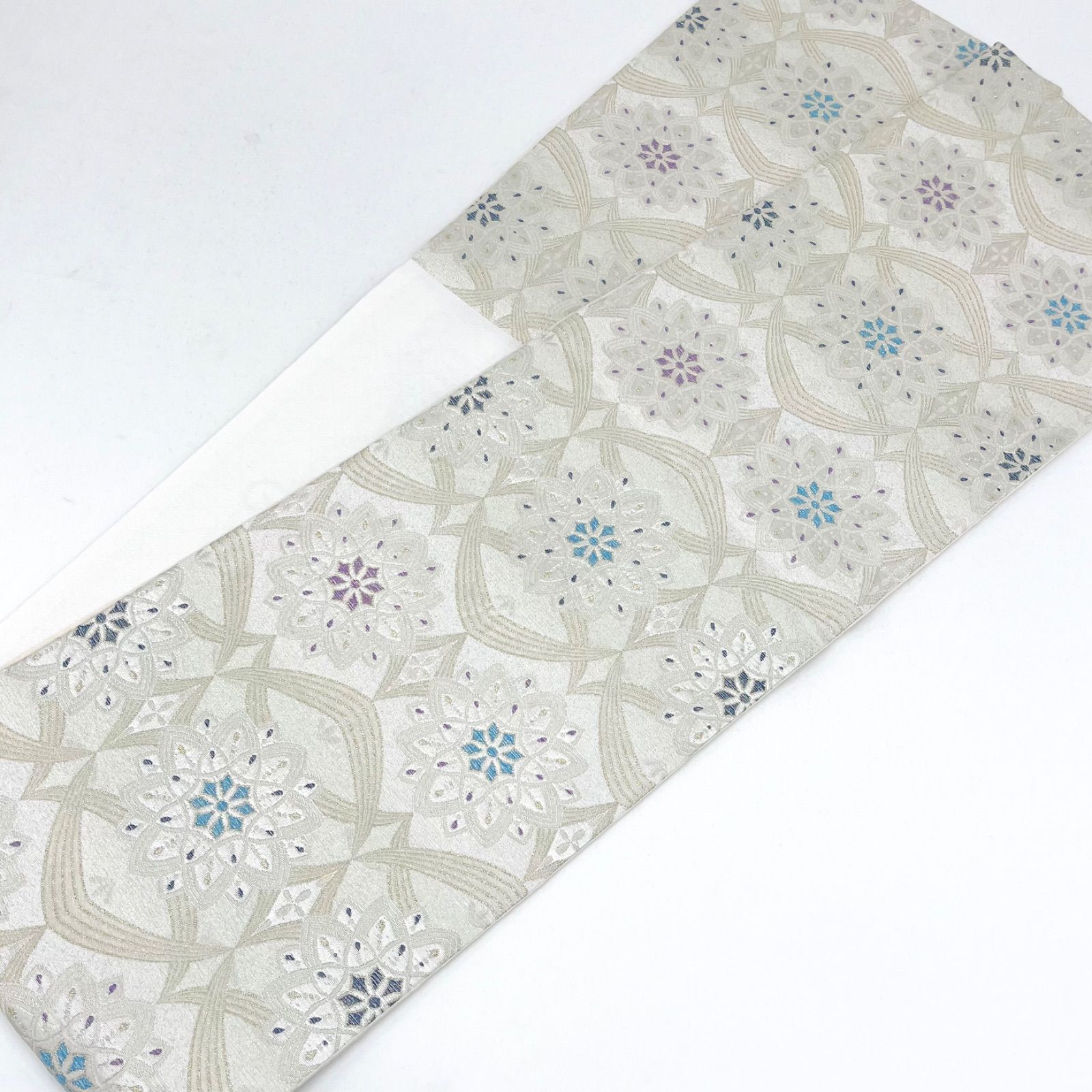 ブリリアント光輝く 袋帯 正絹 六通 ガード加工済 D038 - メルカリ