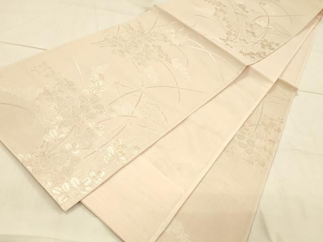 美品 絽 葡萄唐草 夏着物“夏の記憶にその身を標す”正絹 袋帯 6322 tomihisa 美品 絽 葡萄唐草 夏着物“人それぞれに打ち薫り夏の