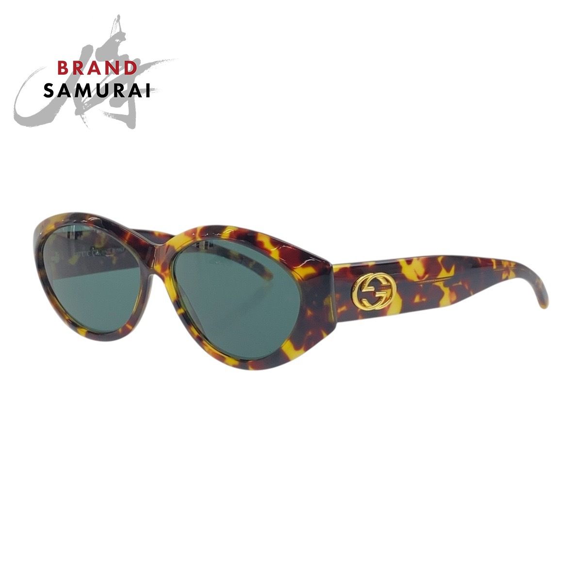 GUCCI グッチ 男女兼用 ブラウン マーブル ゴールド金具 プラスチック GG2195 S 02Y 58 口13 145 サングラス レディース 503102