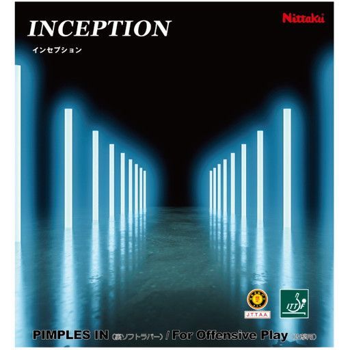 日本卓球 インセプション／INCEPTION ブラック ｱﾂ
