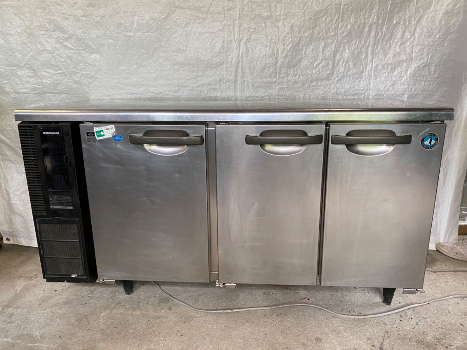 送料込み ホシザキ 業務用 テーブル形 冷凍冷蔵庫 RFT-150PTE1 □中古品 ホシザキ業務用テーブル形冷凍冷蔵庫 RFT-150PNE1 2015年