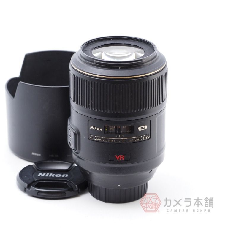 Nikon ニコン単焦点マイクロレンズ AF-S VR Micro Nikkor 105mm f/2.8 G IF-ED フルサイズ対応 - メルカリ