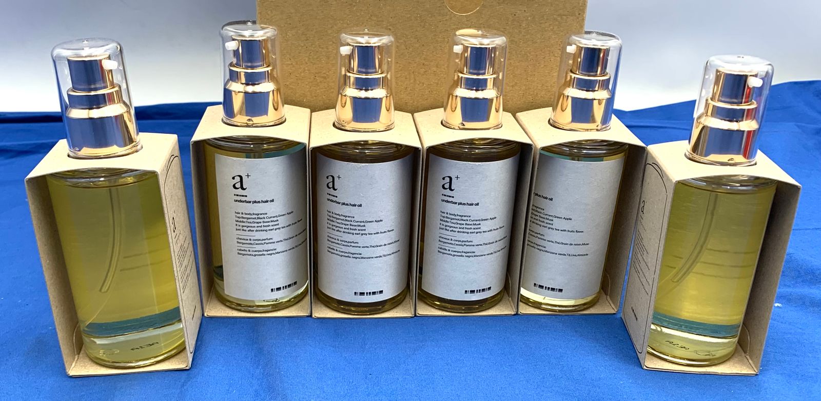【新品・未開封品】【ビン系】【6個】アンダーバープラスヘアオイル 92ml ヘアandボディオイル