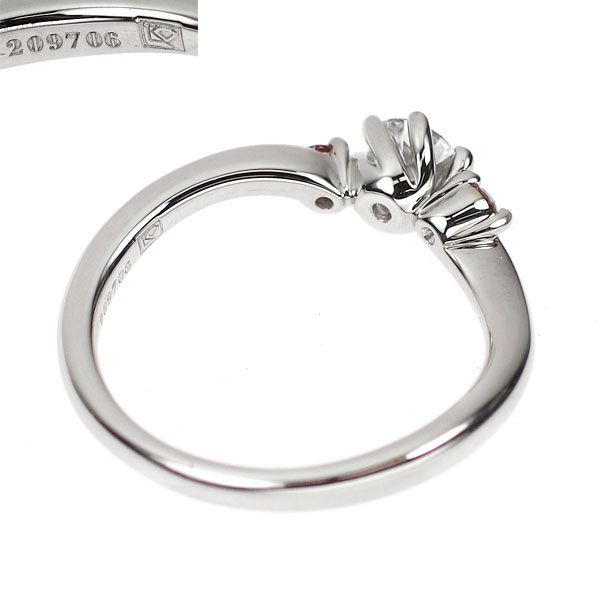 14号強 pt950 ラザールダイヤモンド リング 251【ラザールダイヤモンド】Pt950 リング0.28ct 0.16ct - メルカリ