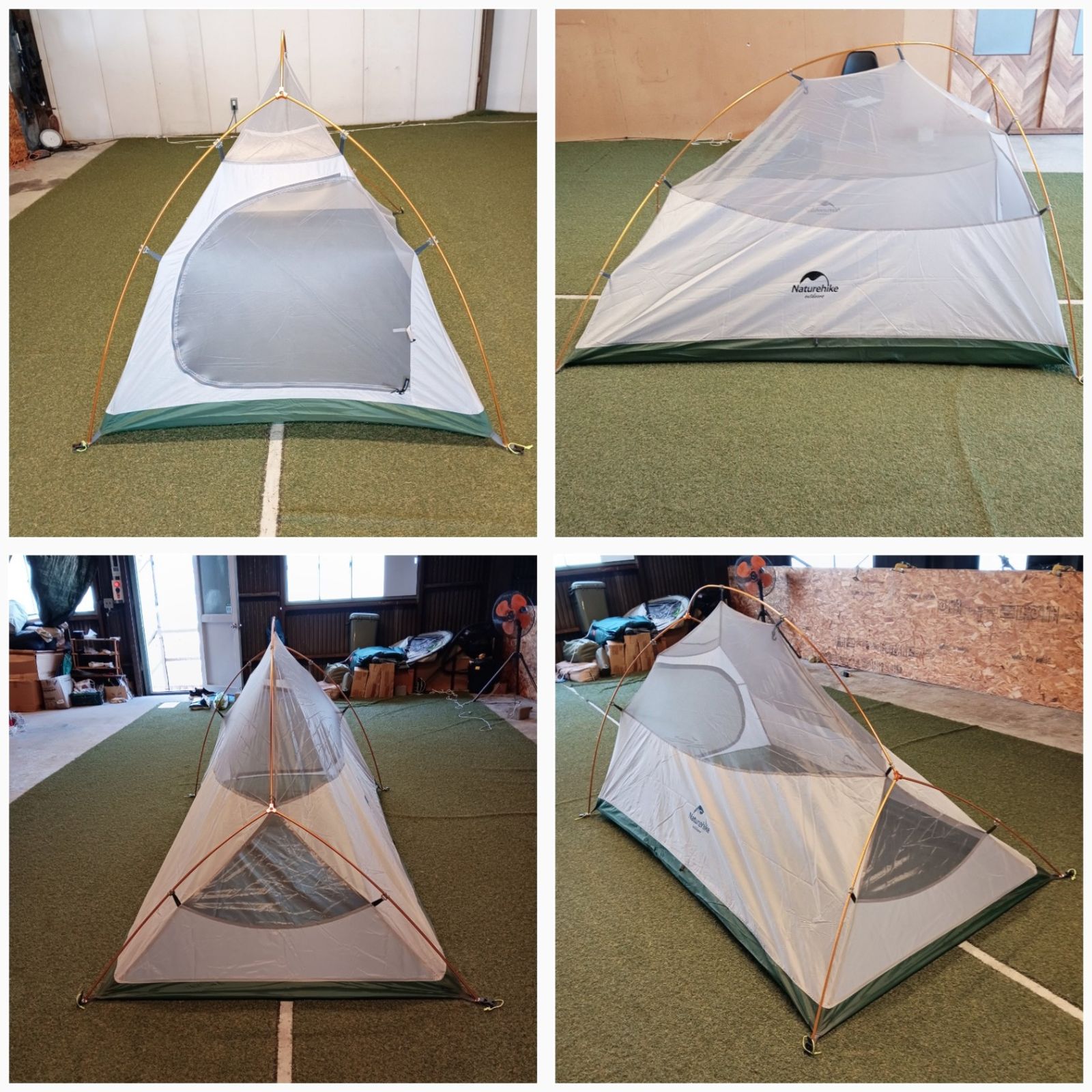 2人用 軽量 ソロキャンプテント Cloud up 2x