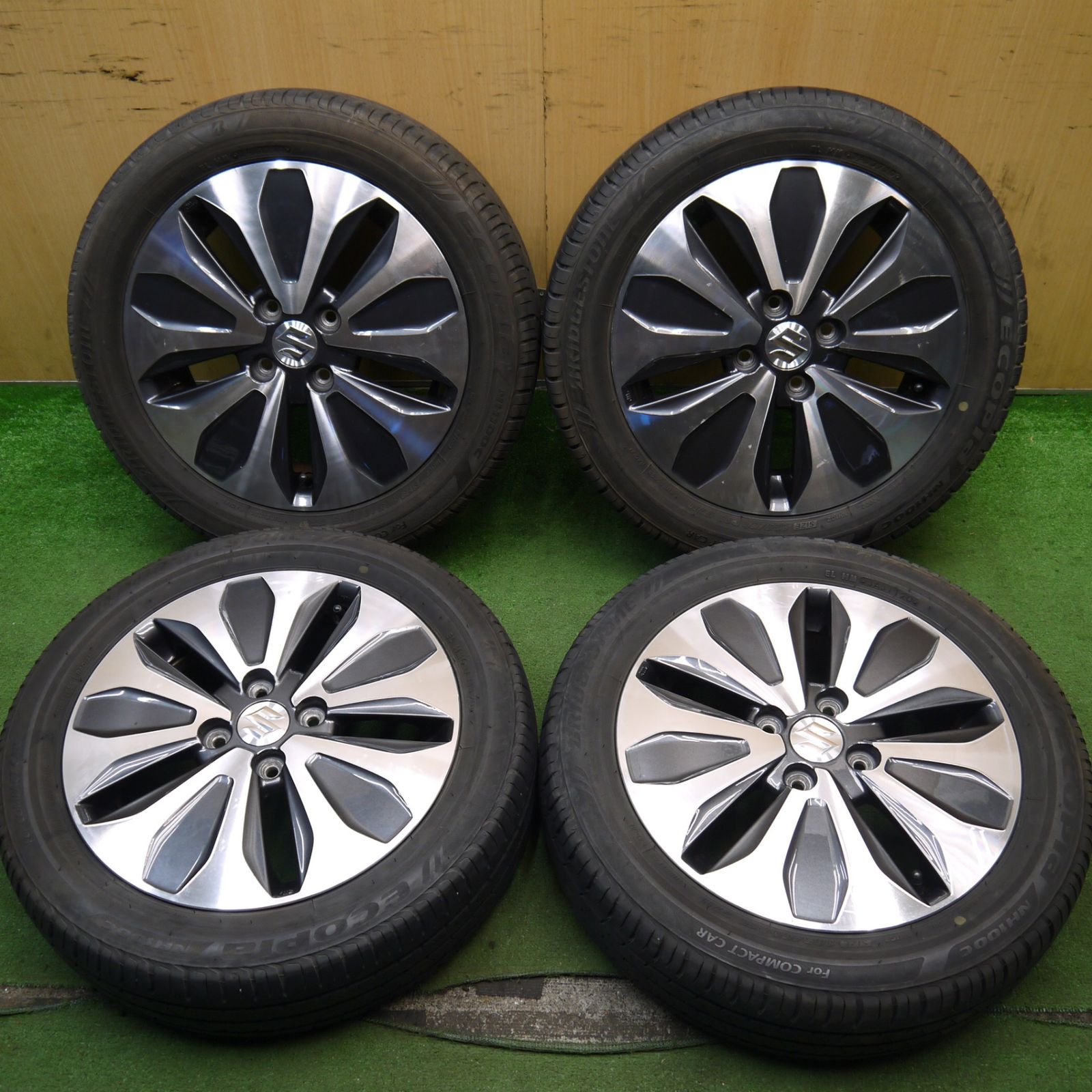 4本価格☆スズキ ソリオ 純正 165/60R15 ブリヂストン エコピア NH100C 