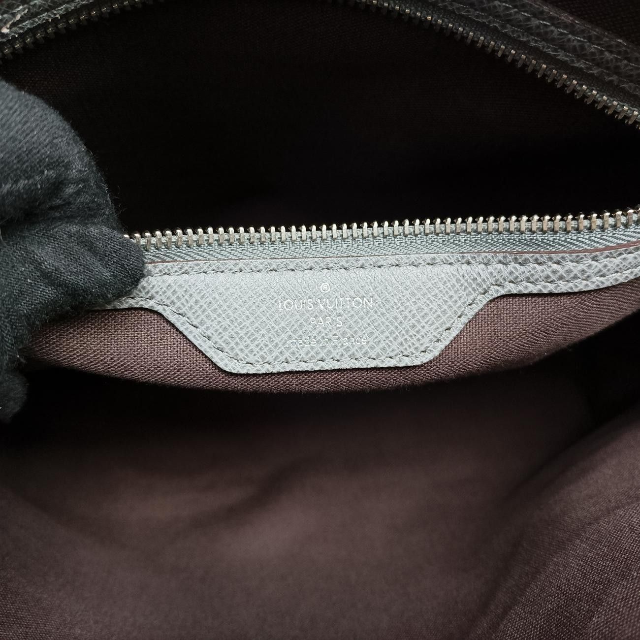 ルイヴィトンLouis VuittonロマンMM グラシエ タイガ M 32623 DU 0132 無地シャツ トートバッグ 