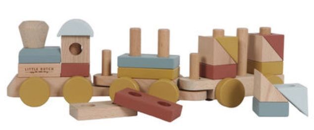 LITTLE DUTCH リトルダッチ 汽車 ディスカウント トレインブロック
