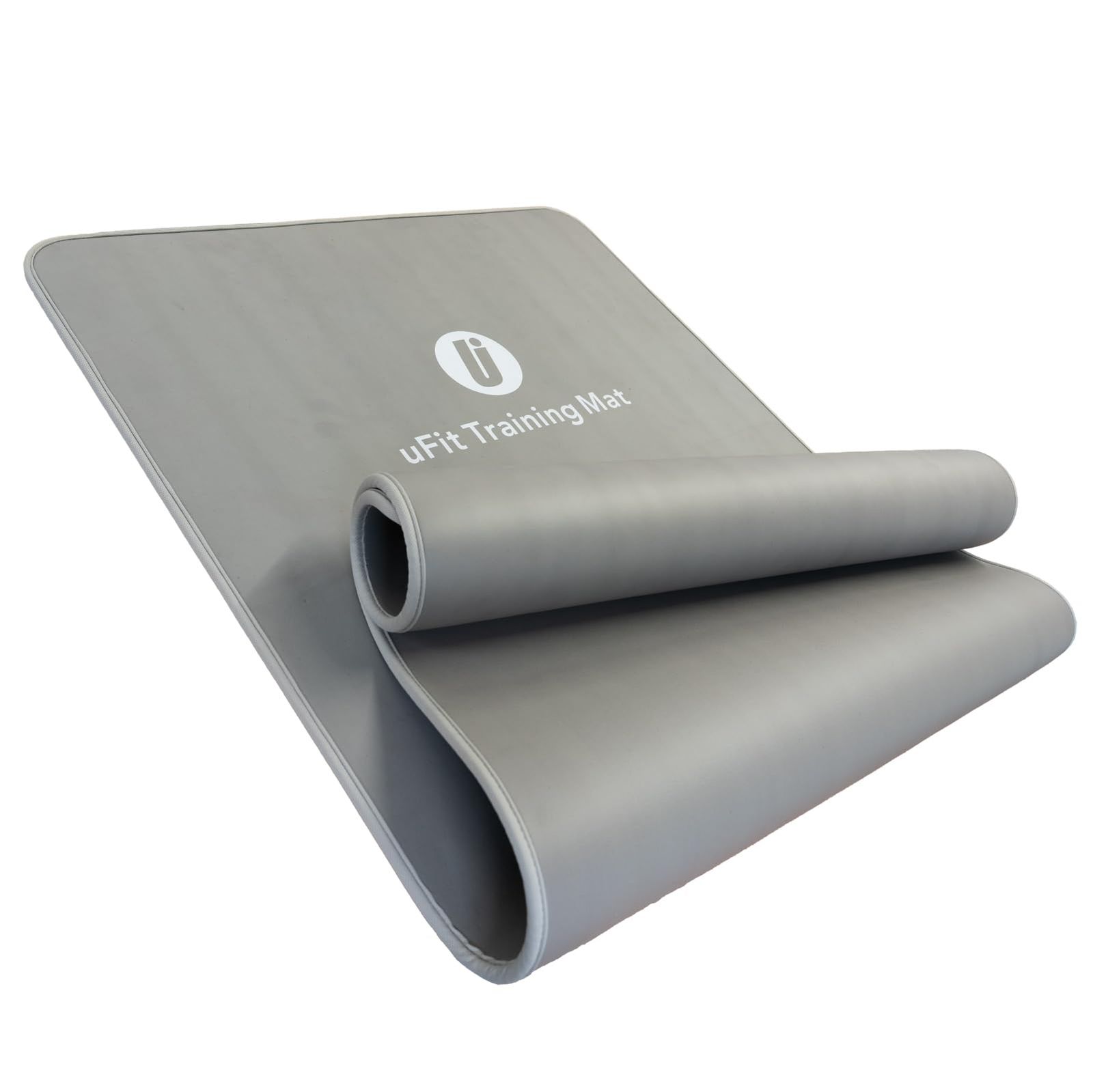 日本 メーカー uFit Trainingmat トレーニングマット 10mm 15mm 厚め 90cm*200cm 幅広 大きめ 痛くない 滑らない PVC 防音 防水 プロアスリート 水谷隼 愛用 グレー 10mm