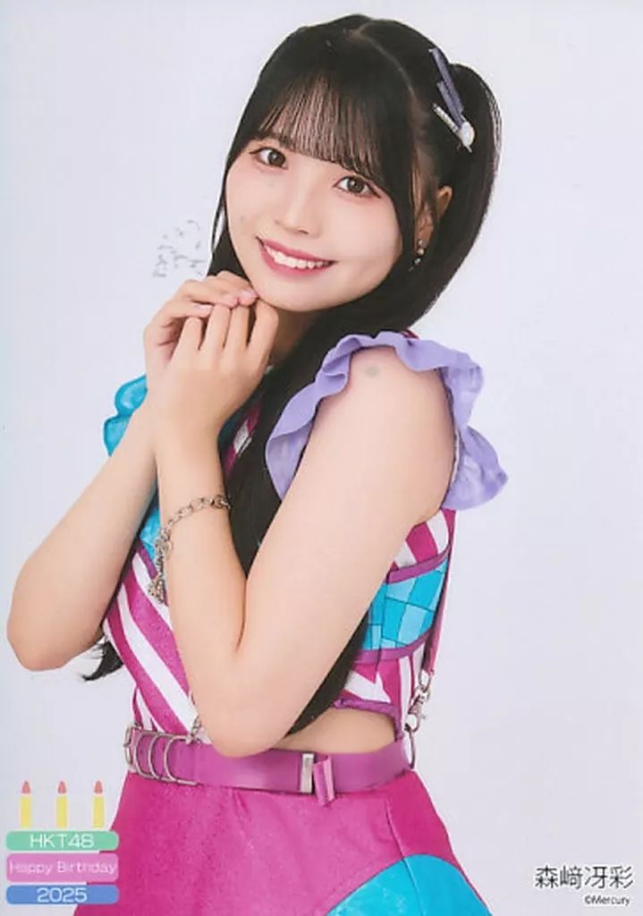 中古】生写真(AKB48・SKE48) 森崎冴彩/上半身/HKT48 2025年1月度 生誕