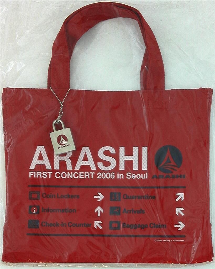 ❤️嵐2006年ファーストコンサートin Seoulミニトートバッグ(未使用