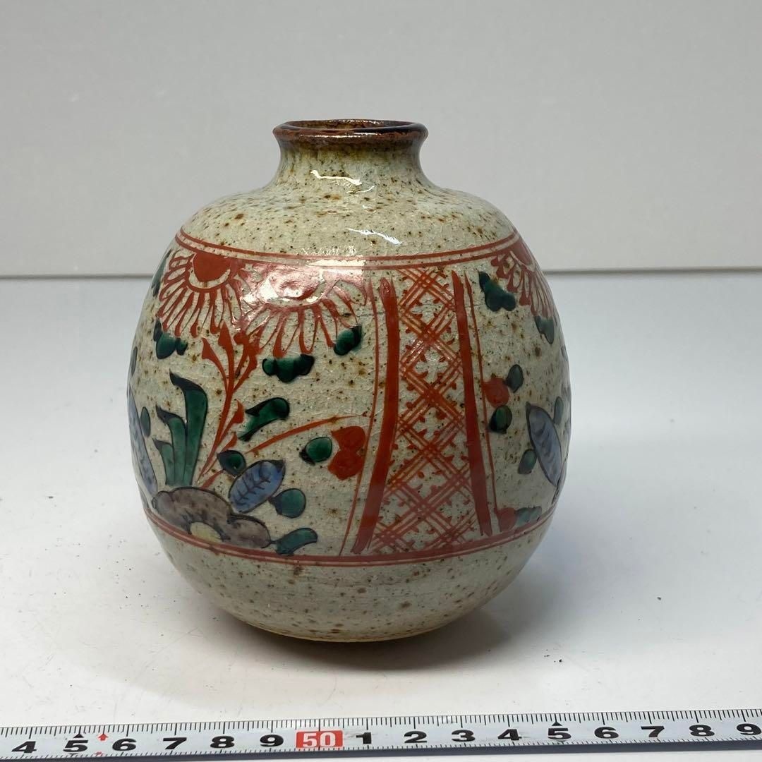 呉州 赤絵 花瓶 高さ約12.5cm 東金6-0307① - メルカリ