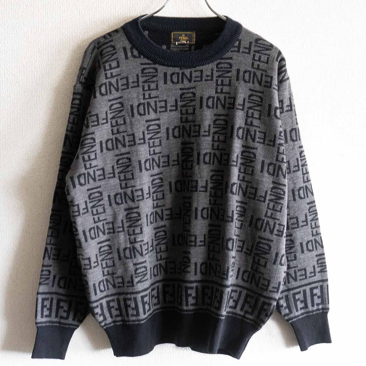 日本全国送料無料商品 特集 90s/アーカイブ】FENDI 【オールドモデル ロゴ ニット トップス