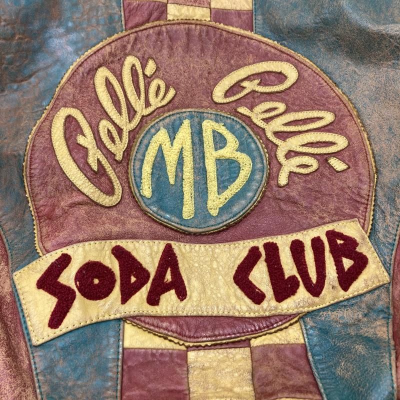 中古】pelle pelle SODA CLUB leather jacket サイズ38 レザー