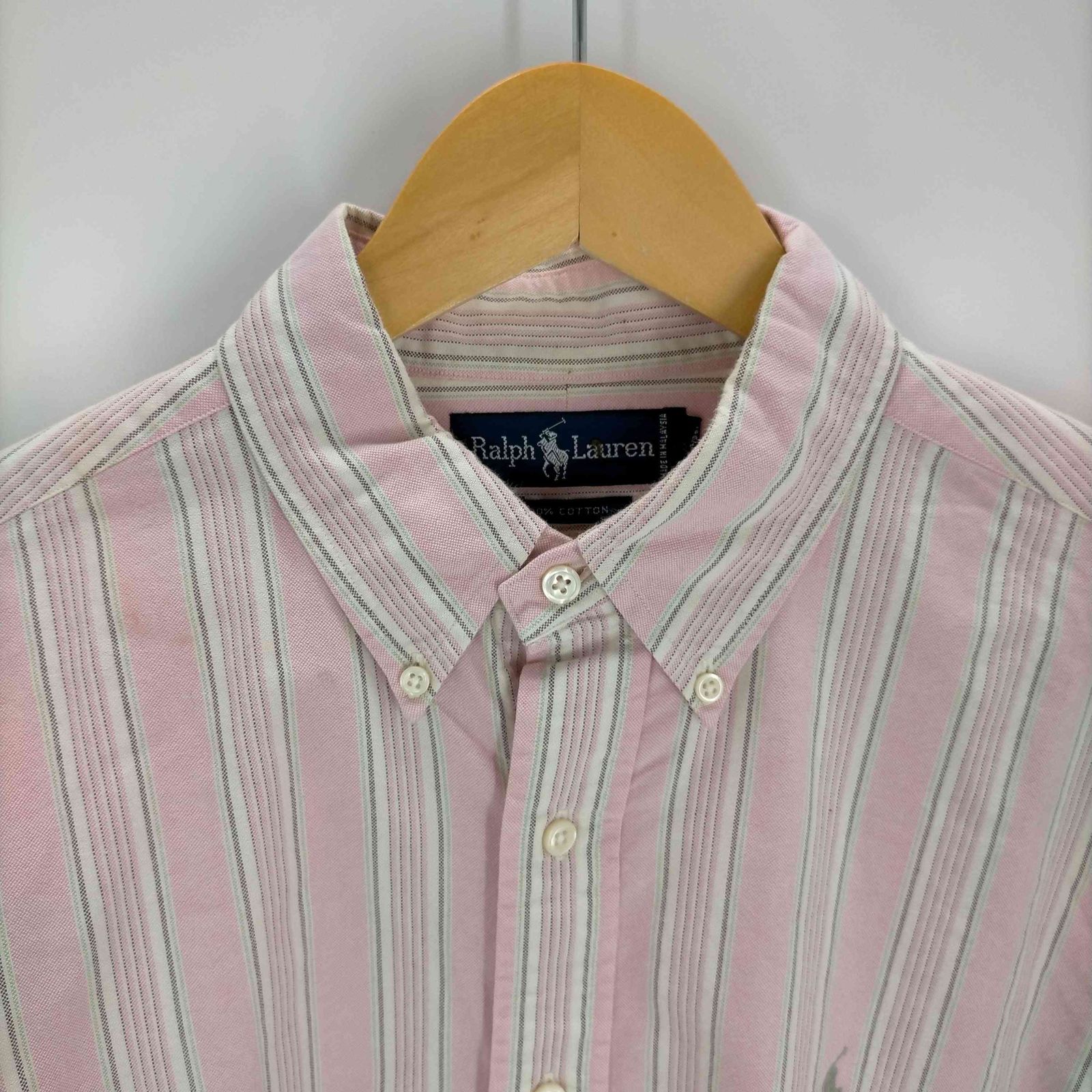 ラルフローレン RALPH LAUREN マレーシア製 ストライプ ワン