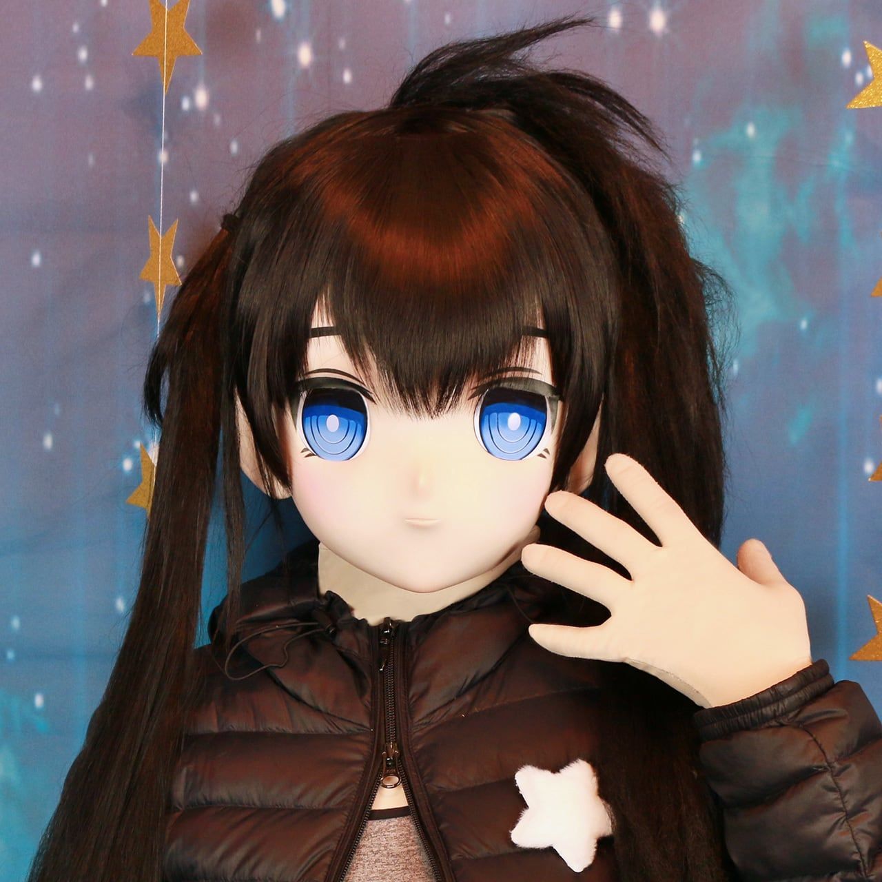 KAWAII-118 コスプレ アニメマスク 仮装 着ぐるみ むにむに