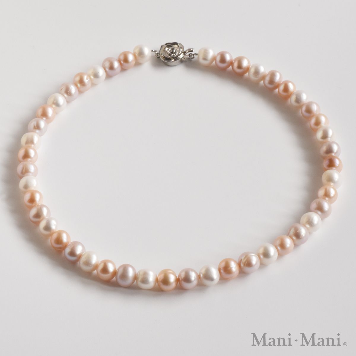 Mani・Mani】OUTLET 大粒 9-10mm珠 淡水真珠ネックレス（マルチ 