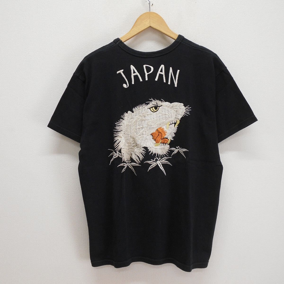 THE FLAT HEAD フラットヘッド 刺繍 スカ Tシャツ 半袖 40 10117853 