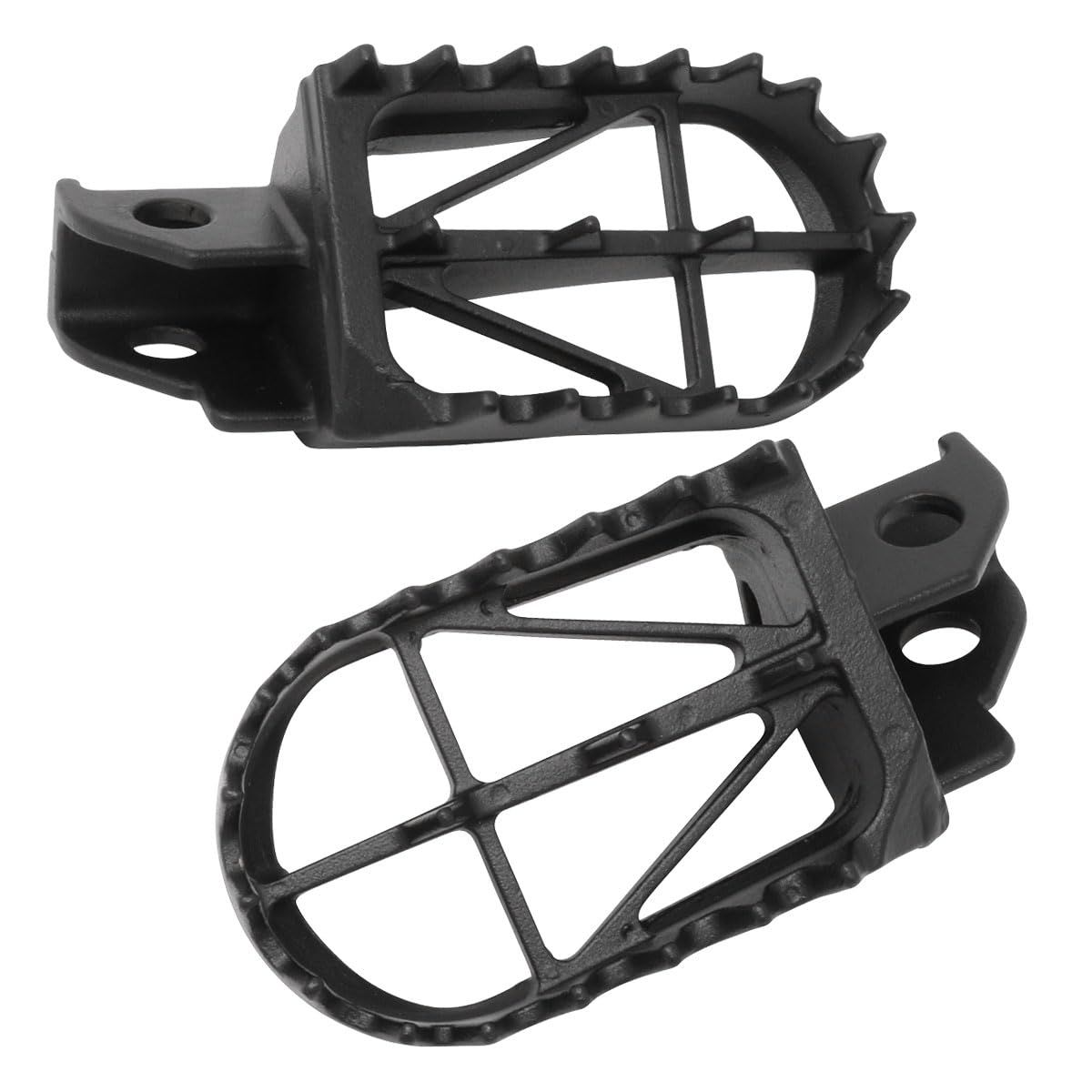 送料無料 ジータレーシング ZETA RACING KLX125|D-TRACKER125DJEBEL250|250XCDR250|350S|R ワイドフットペグ クロモリ Mid 前後幅約50mm 安定ライディング スタンディング 排泥性 クロモリ鋼