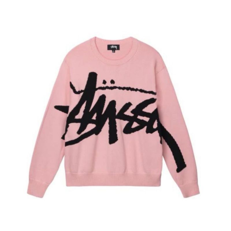 新品 特価値 Stussy ステューシー ワンピース ラージロゴ イングリッシュニットセーター 男女兼用 - メルカリ