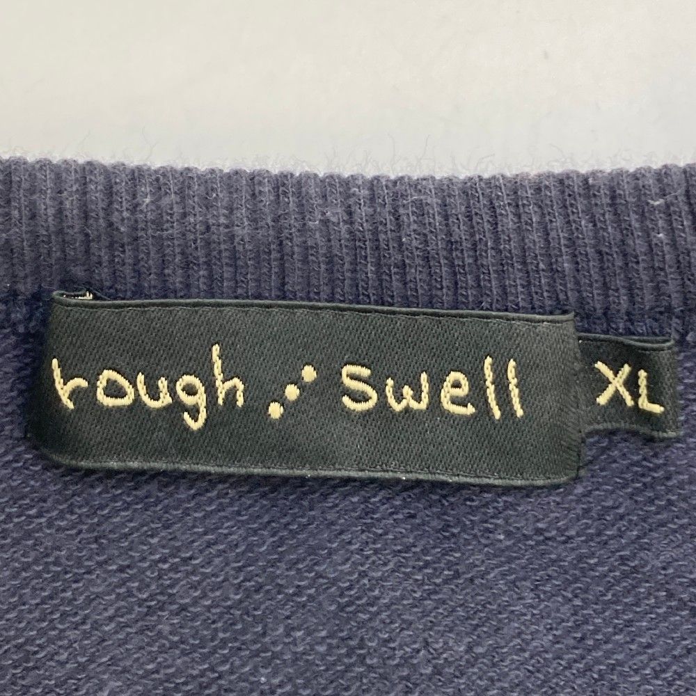 ROUGH SWELL ネイビー　半袖スウェット 新品タグ付き　サイズМ ROUGH SWELL ネイビー 半袖スウェット 新品タグ付き サイズМ