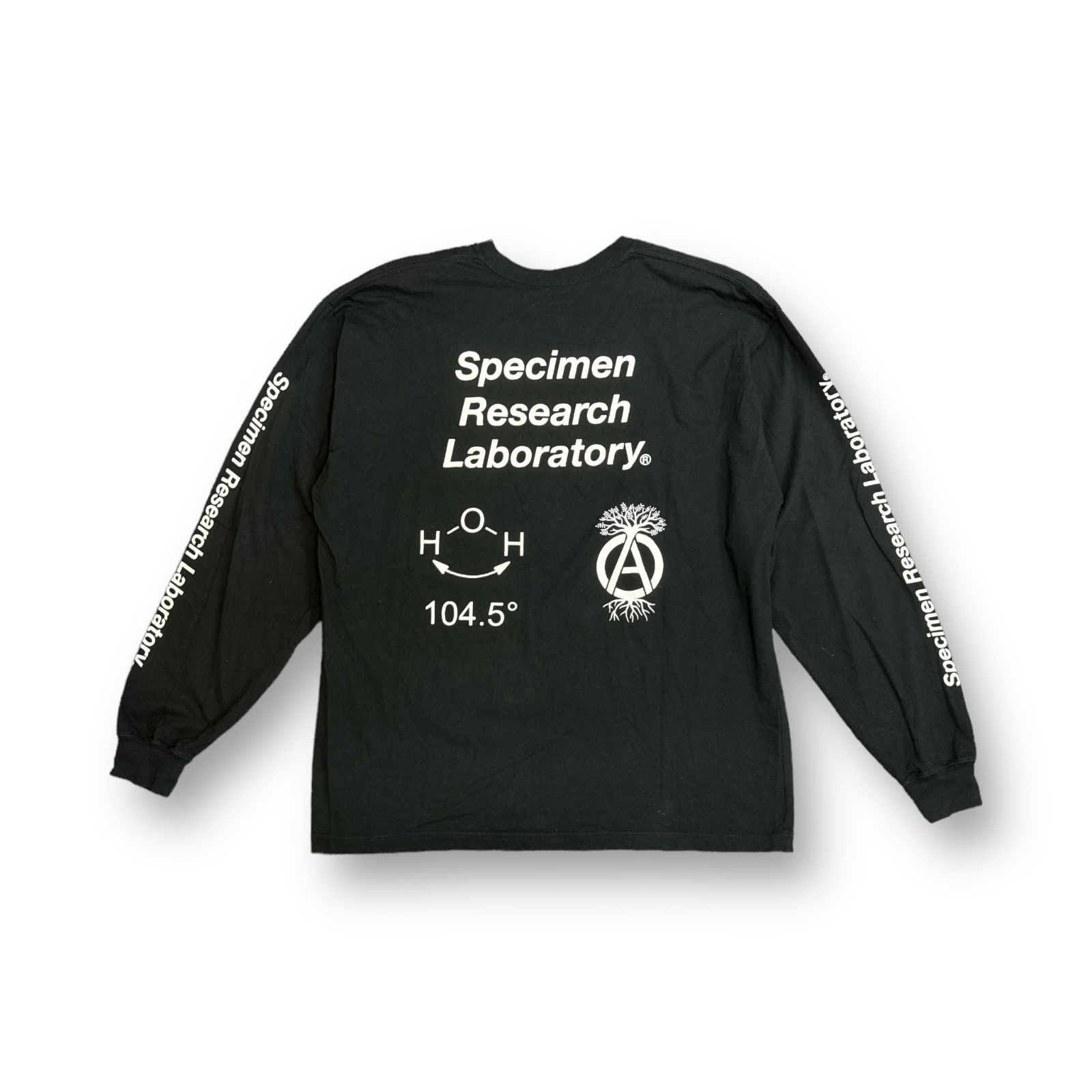 NEIGHBORHOOD × SRL スリーブロゴ プリント カットソー コラボ ロングスリーブ Tシャツ ネイバーフッド ブラック XL  57957A3 - メルカリ