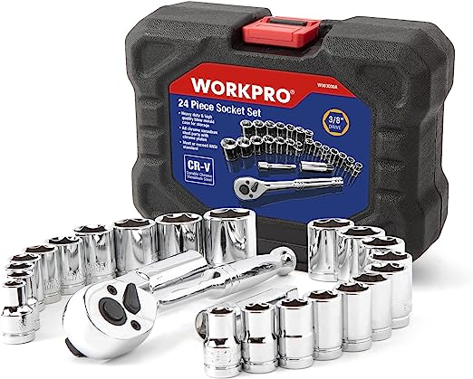 WORKPRO ソケットレンチセット 差込角12.7mm 32点セット www