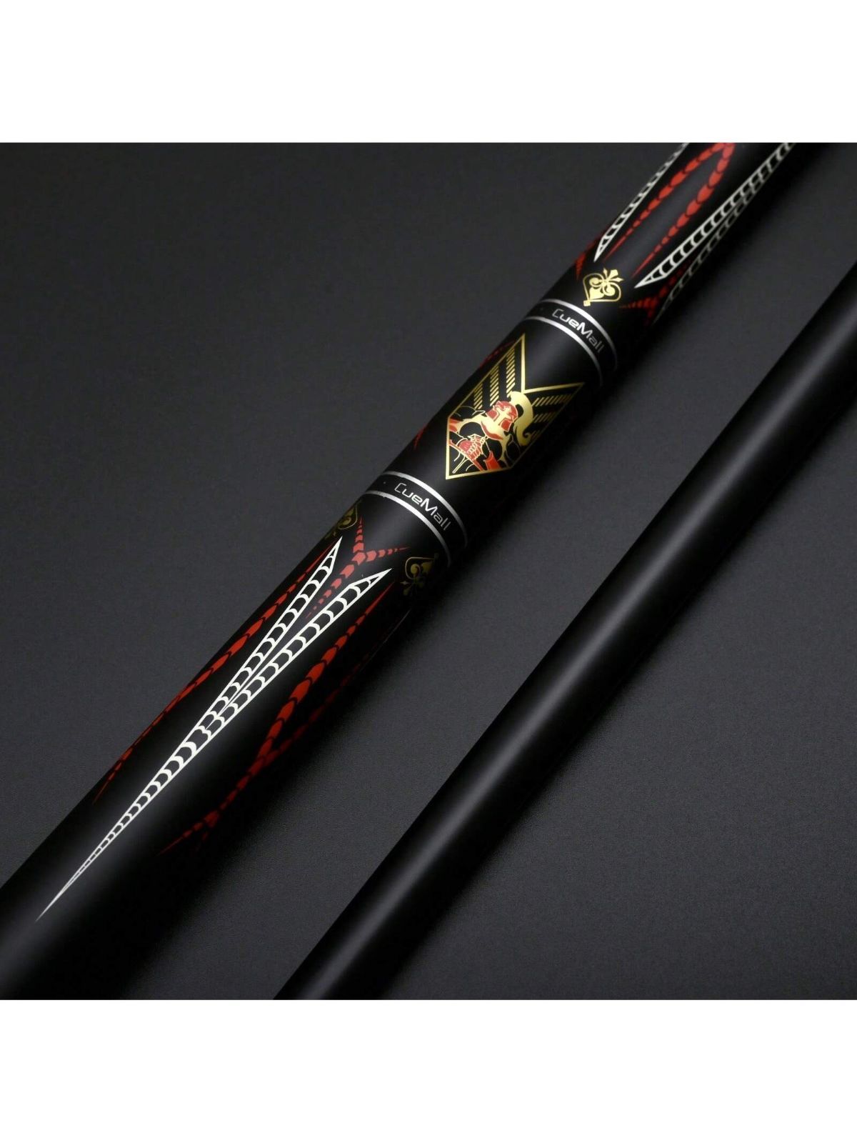 58インチ カーボンファイバー ビリヤードキュー スティック 12.5