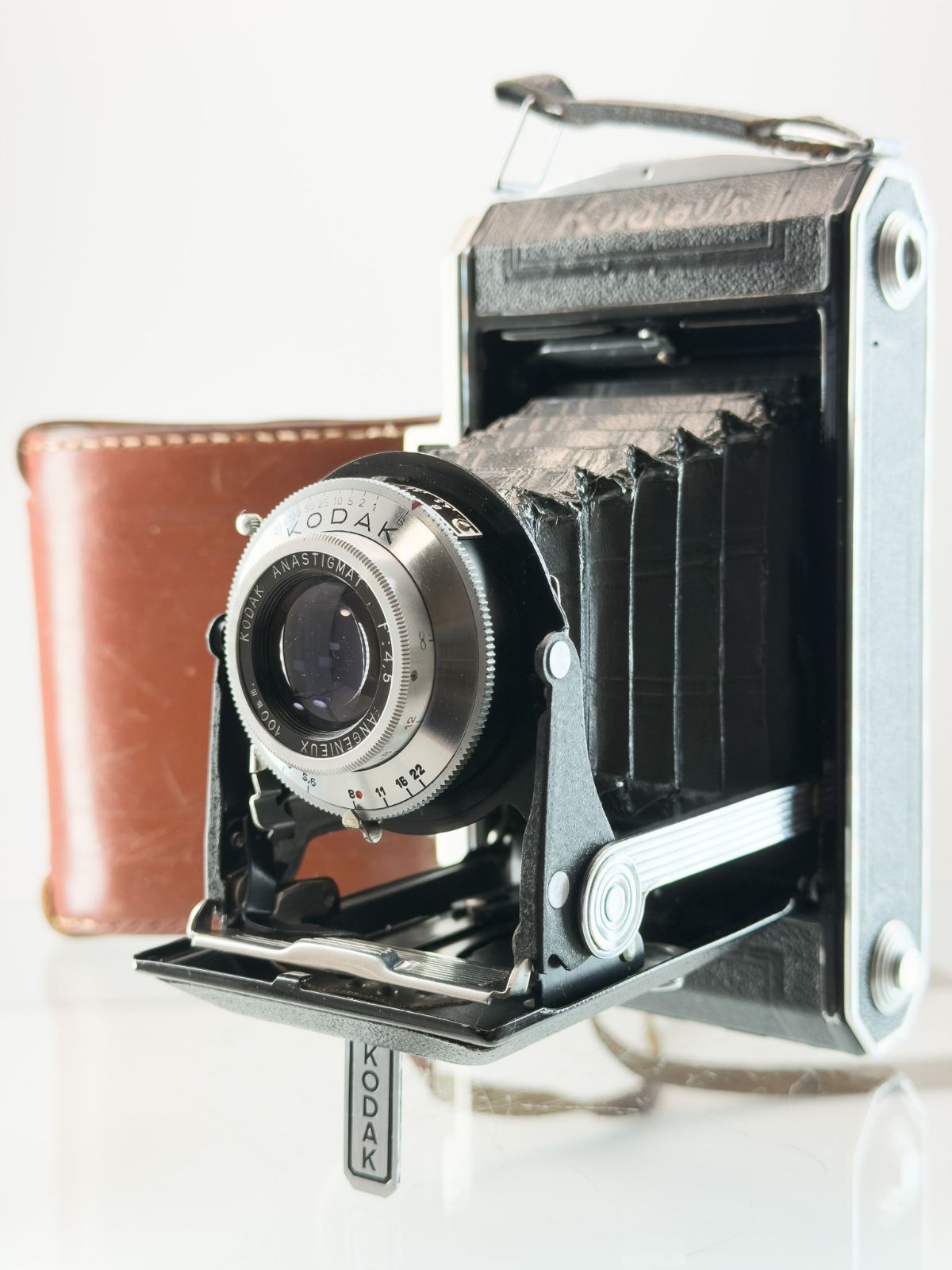 Kodak 620 ANGENIEUX 100mm F4.5 コダック ６２０ アンジェニュー 100 4.5 革ケース スプール ANASTIGMAT 米国製 U.S.A トランプ関税回避品