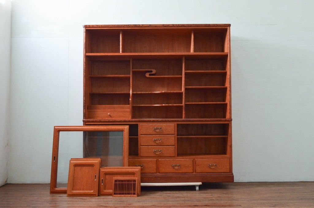 ☆事前問合せ必須☆ 茶箪笥 中古 美品 屋久杉 茶棚 戸棚 収納棚 飾り棚