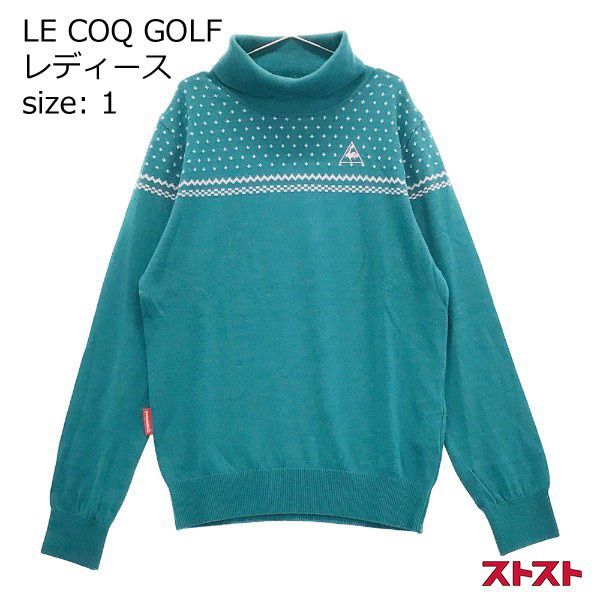 LE COQ GOLF ルコックゴルフ タートルネック 長袖 ニット