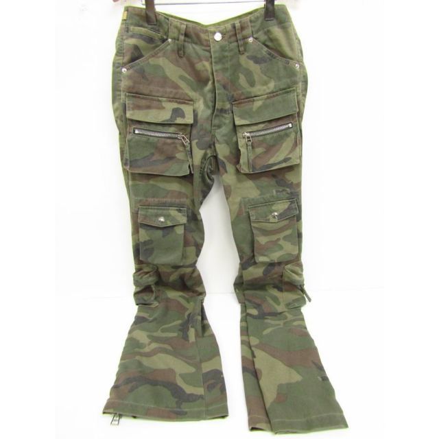 MLVINCE メルヴィンス MERCENARY TACTICAL CARGO PANTS タクティカル カーゴパンツ カモ柄 迷彩 サイズ 32 ∩FG7709