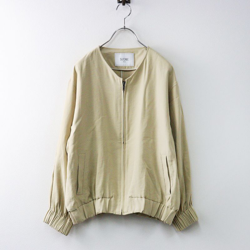 スローブイエナ SLOBE IENA フロントジップショートブルゾン