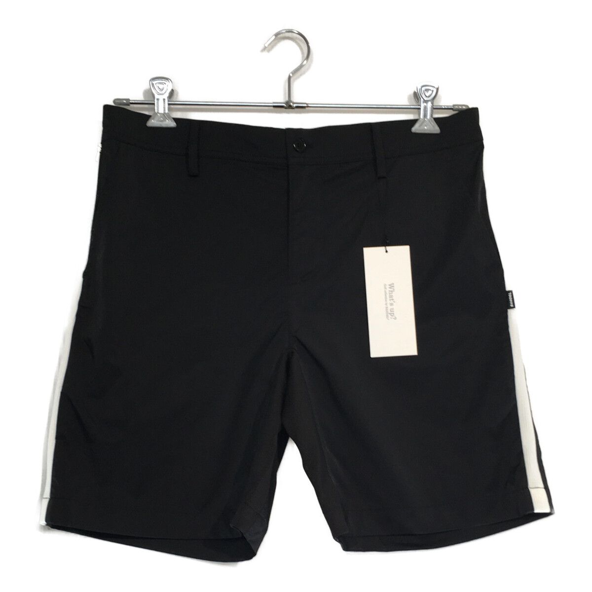 バンデル ハーフパンツ XL ブラック×ホワイト 未使用品 メンズ バンデル BANDEL ハーフパンツ L-XL 黒