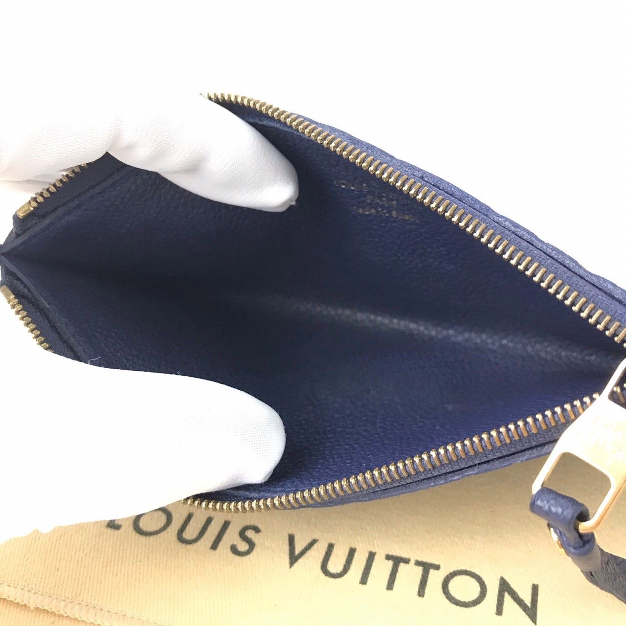 美品】【希少】ルイヴィトン☆長財布☆紺色☆モノグラム☆正規品 
