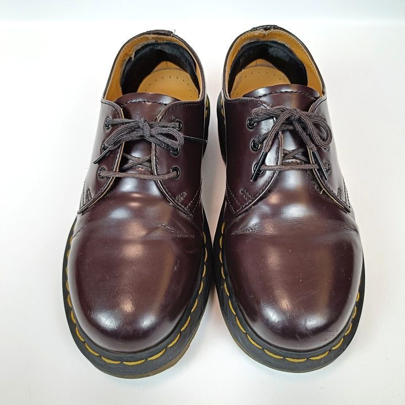 Dr. Martens ドクターマーチン 3ホール シューズ UK4 バーガンディ
