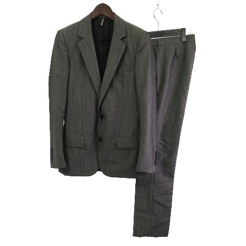 ディオールオム Dior HOMME スーツ セットアップ 2B シングル グレー 44