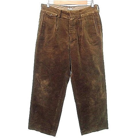 フィグベル PHIGVEL 美品 コーデュロイ ワイド トラウザーズ パンツ 