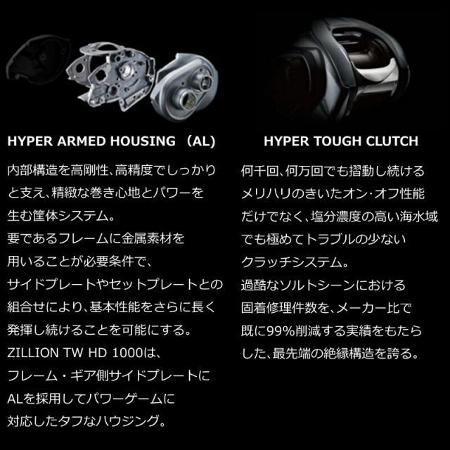 ダイワ ジリオン TW HD 1000H 【公式通販】