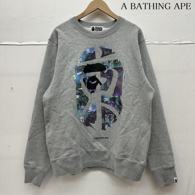 A BATHING APE アベイシングエイプ トレーナー 長袖 NEON TOKYO  