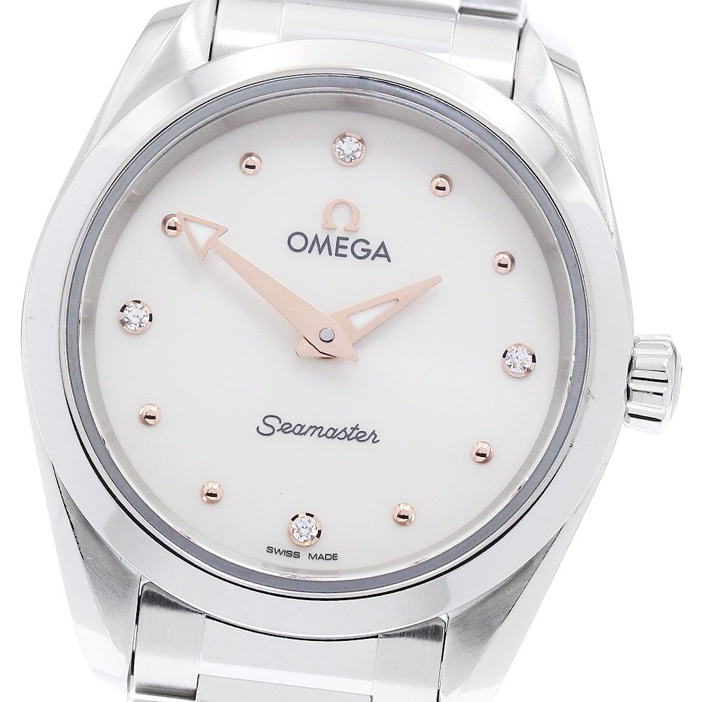 オメガ OMEGA 220.10.28.60.54.001 シーマスター アクアテラ 4Pダイヤ  