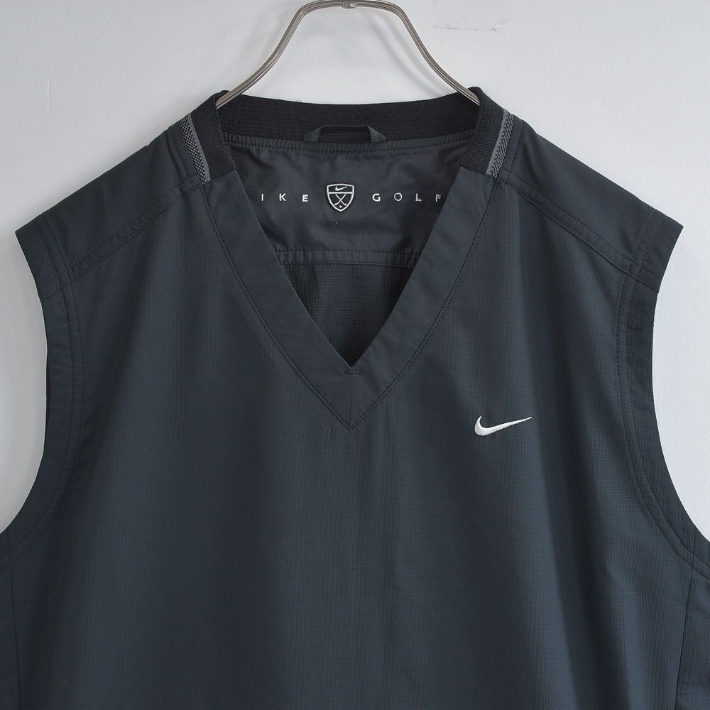 00s NIKE GOLF ナイキゴルフ ロゴ刺繍 ノースリーブ ナイロン