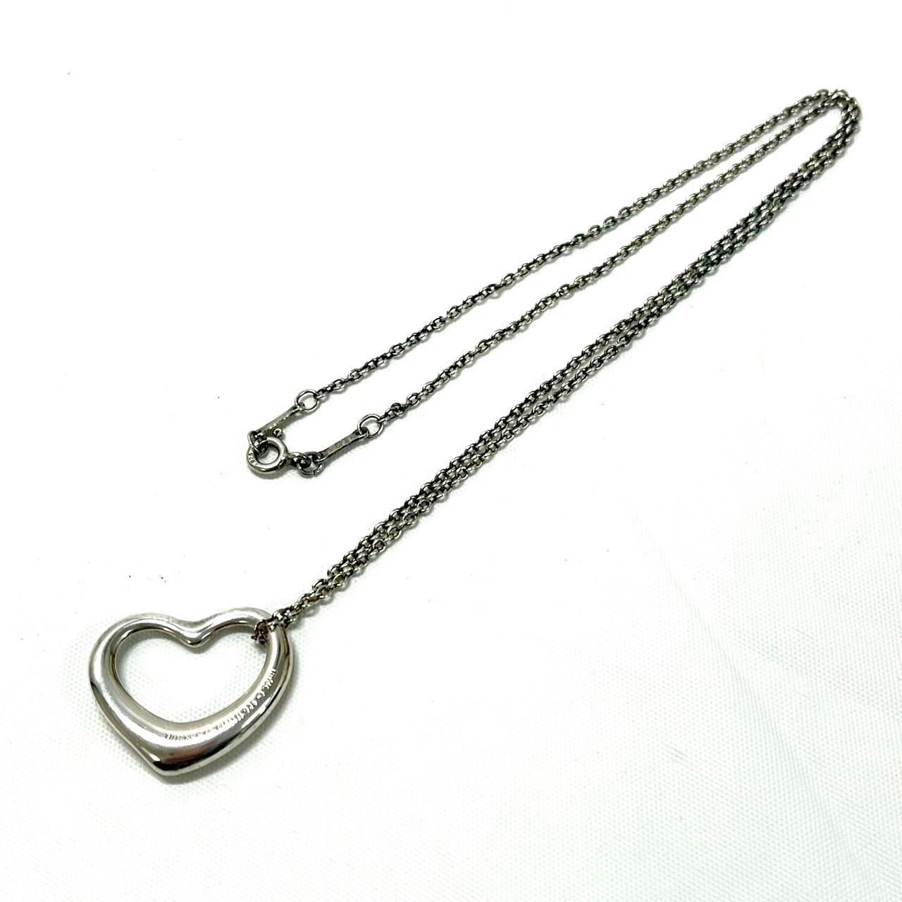 TIFFANY&Co. /ティファニー オープンハート ネックレス ペンダント 