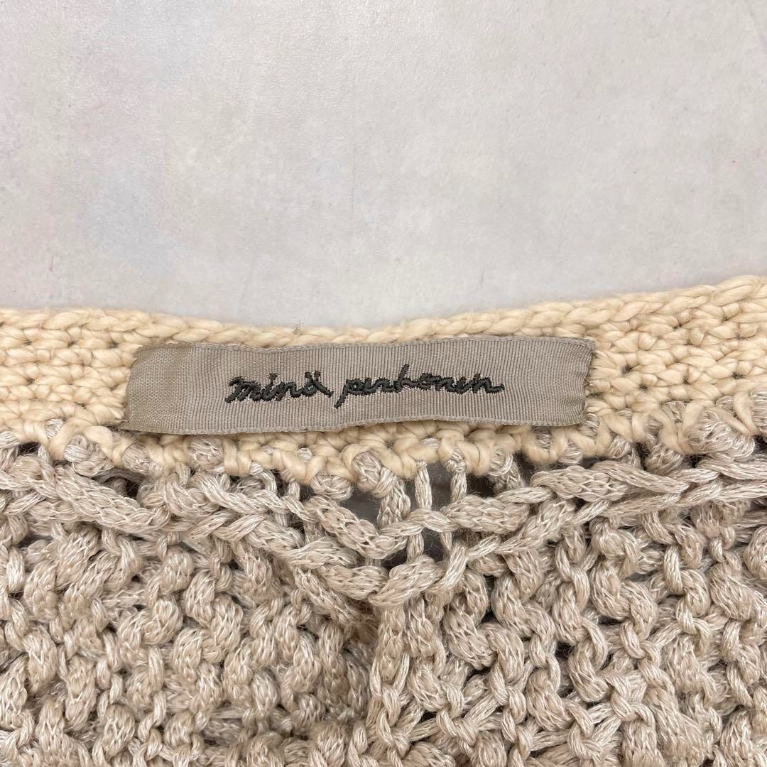 ニットポンチョ ケープ