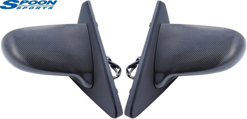M s EK4 EK9 シビック 1995-2000 SPOON SPORTS カーボンレーシングミラー 左右 スプーン パーツ 部品 カスタム HONDA CIVIC ドアミラー サイドミラー 76210-EK9-020 要在庫